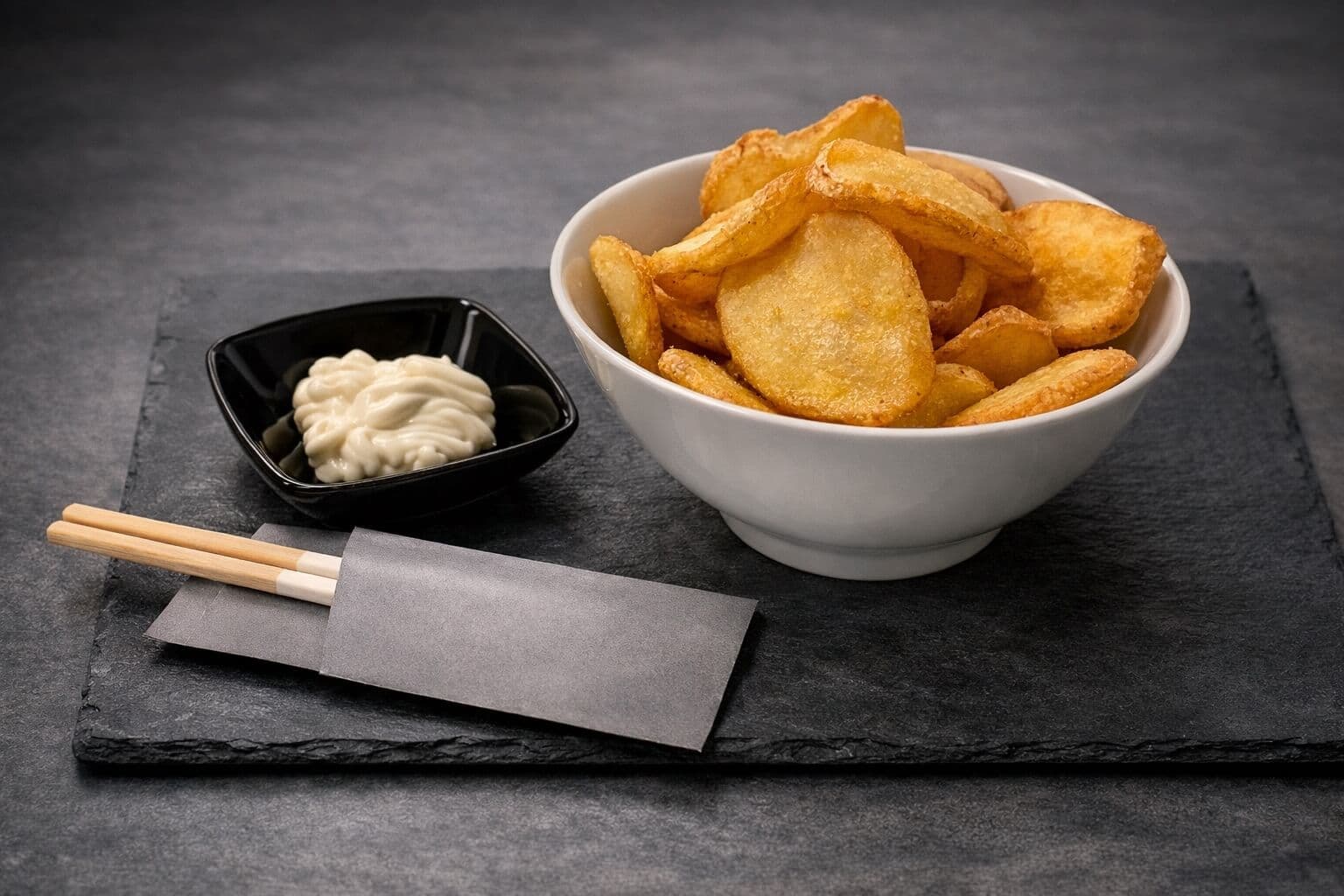 Knusprige Körbchen Dippers und feine Vorspeisen im Restaurant am Markt Leck